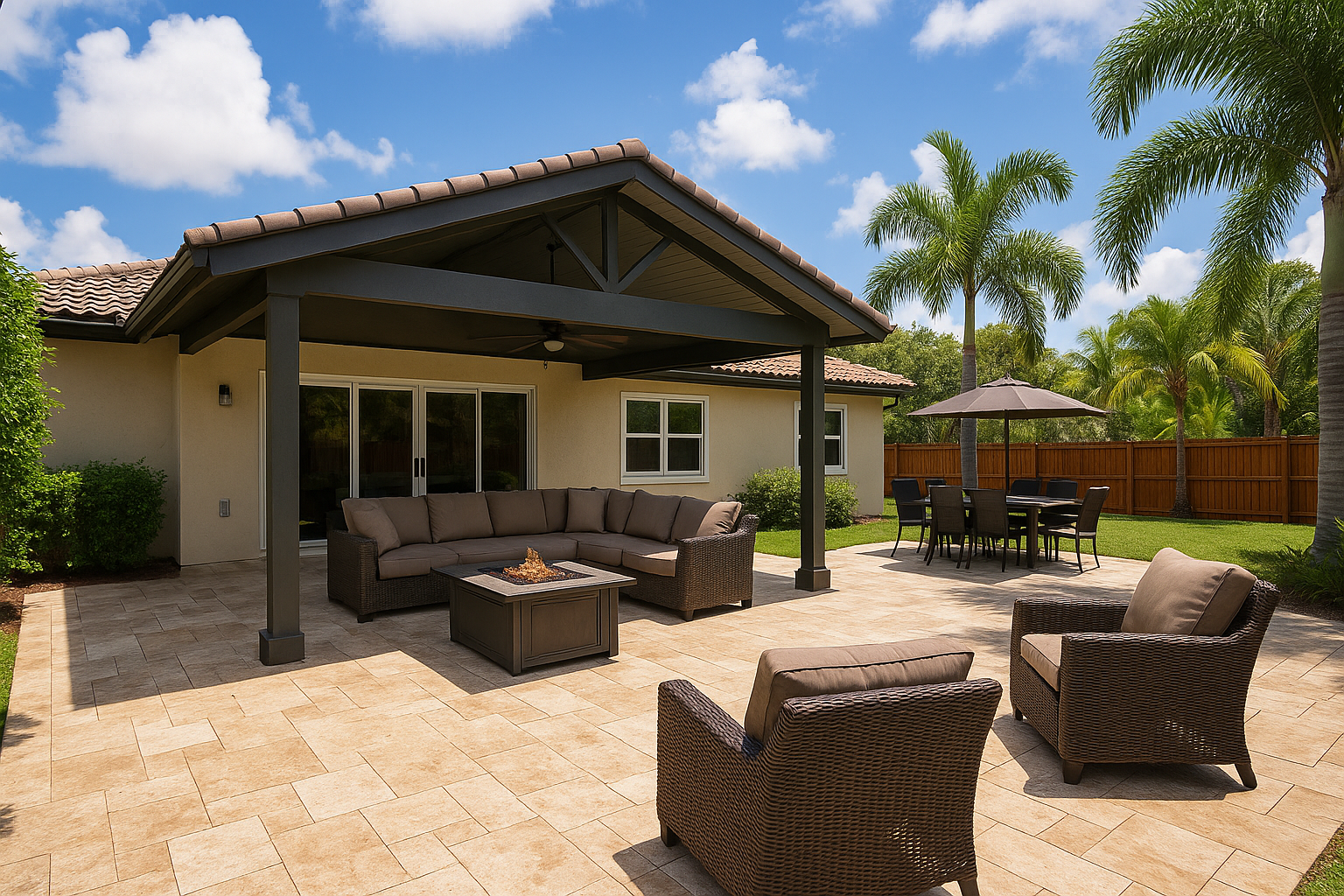 How to Add an Outdoor Living Area in Davie, Florida