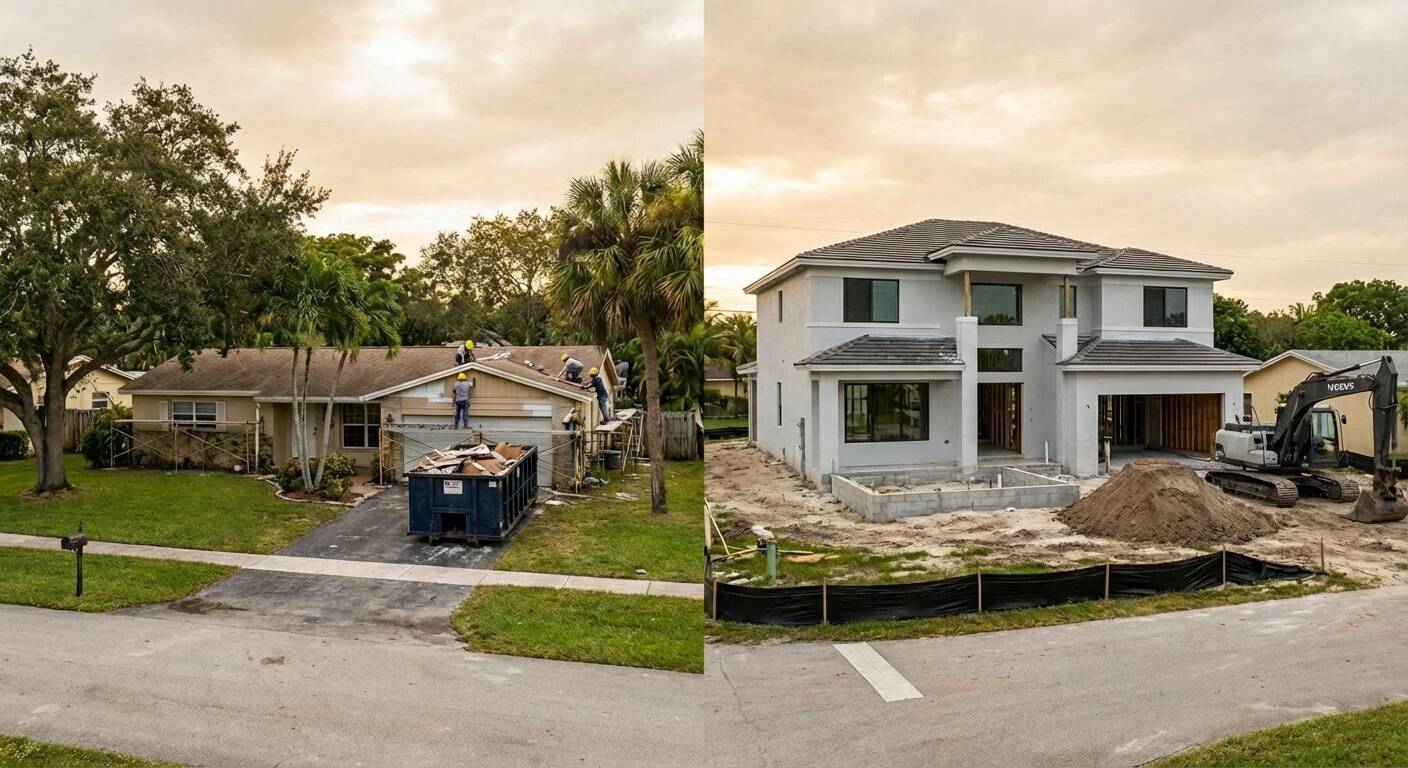 Should You Renovate or Rebuild Your Davie Home?
